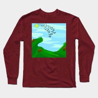 green view Long Sleeve T-Shirt